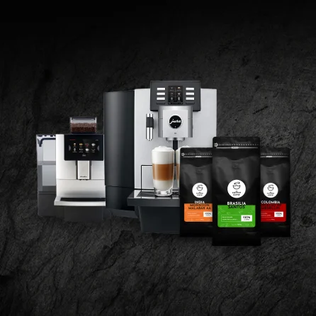 Ekspresy do kawy i opakowania Coffee Cave z oferty dzierżawy dla firm