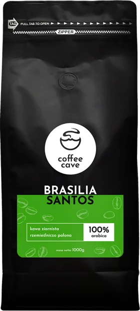 Opakowanie kawy Coffee Cave Brazylia Santos